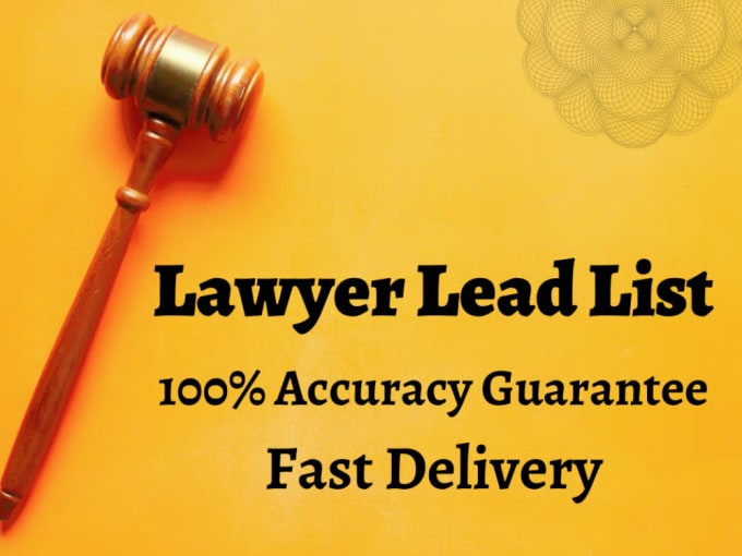 Bestseller - provide lawyer lead list with valid email from the USA