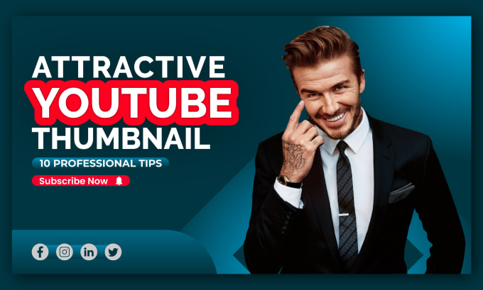 Gig Preview - Design amazing youtube thumbnail, and catchy thumbnails