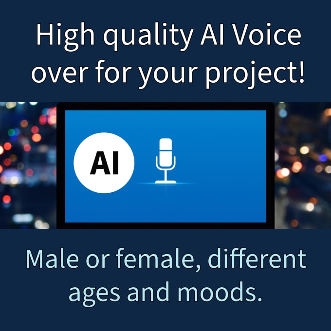 Gig Preview - Do professional ai text to speech voiceover