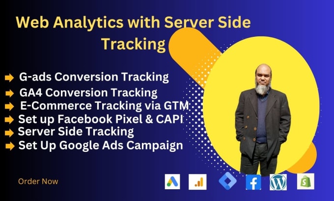 Gig Preview - Setup ga4 google ads conversion and server side tracking