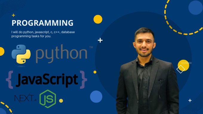 Gig Preview - Do python and js programming projects and tasks