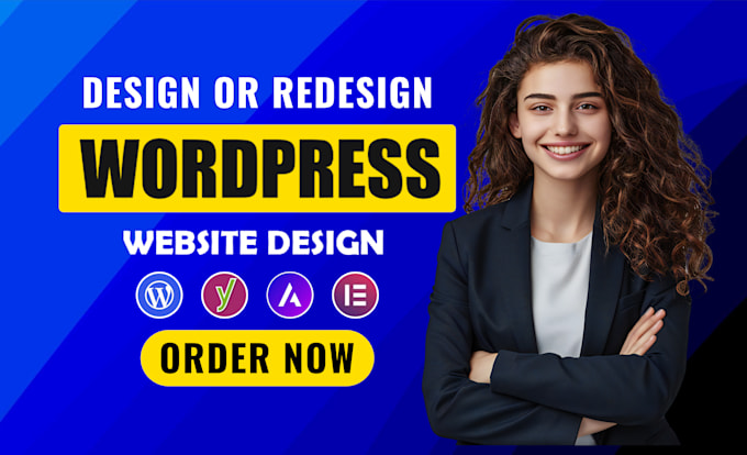 Gig Preview - Design, redesign, build, clone, edit, customize or revamp wordpress website