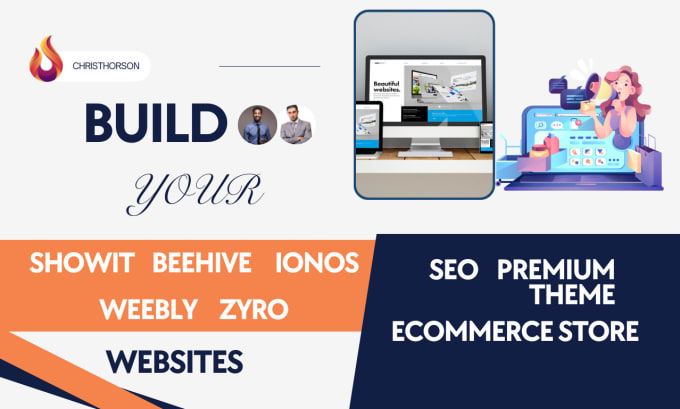 Gig Preview - Build a showit ionos beehive weebly zyro websites ecommerce online store