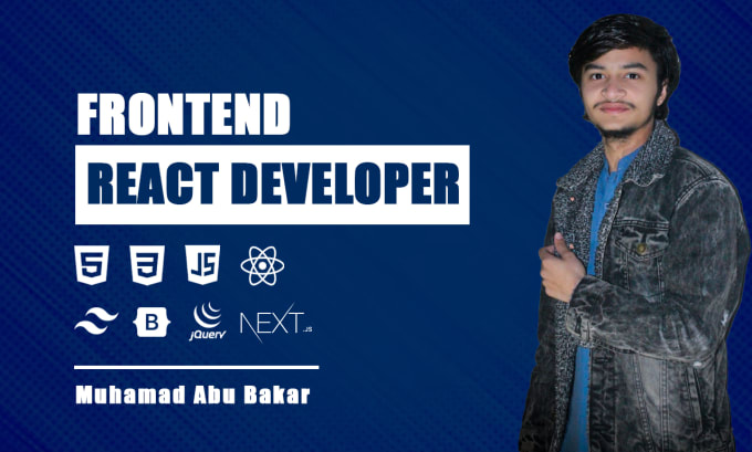 Gig Preview - Do front end development, reactjs web development html css