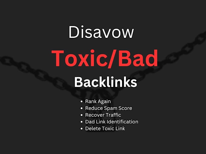 Gig Preview - Do disavow bad backlinks to recover from google penalty