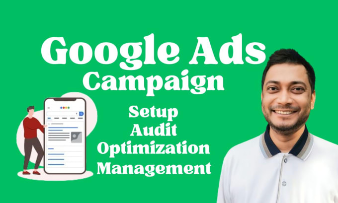 Gig Preview - Set, optimize, and manage google ads adwords PPC search ads campaign, SEM expert