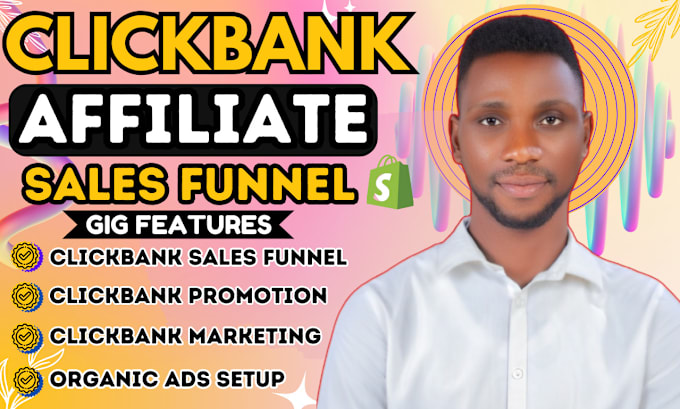 Gig Preview - Do clickbank affiliate marketing, sales funnel, pinterest affiliate marketing