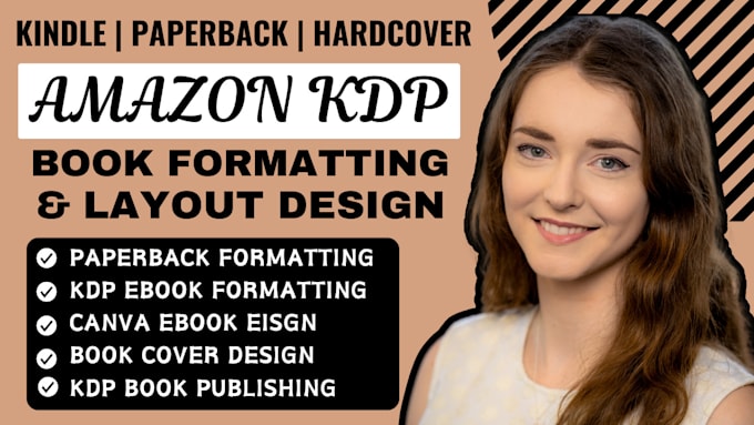 Gig Preview - Do ebook formatting paperback book formatting book interior layout for KDP lulu