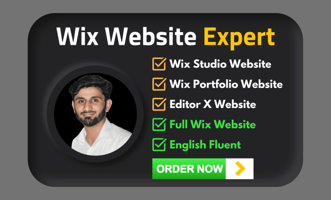 Gig Preview - Build your wix store, portfolio website on wix studio and editor x