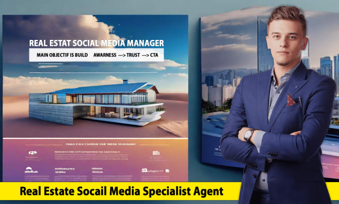 Gig Preview - Be your real estate social media manager and content creator