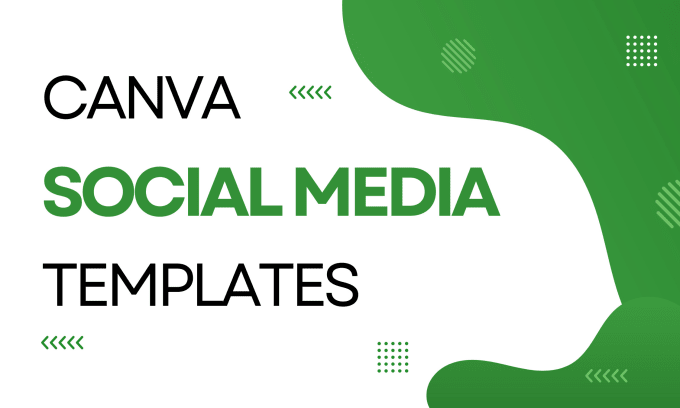 Gig Preview - Design a canva templates for your social media posts