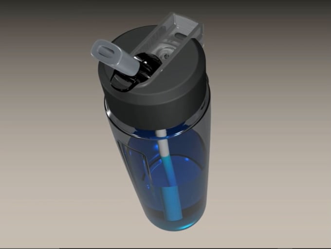 Gig Preview - Do 3d realistic 3d bottle design, 3d perfume animation, 3d bottle model