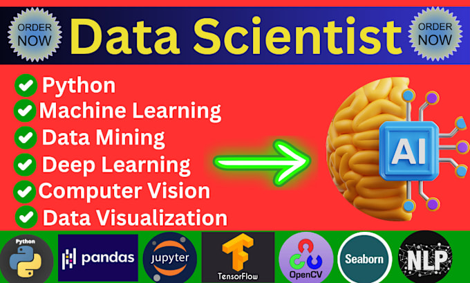 Gig Preview - Do data science, machine learning, deep learning and computer vision in python