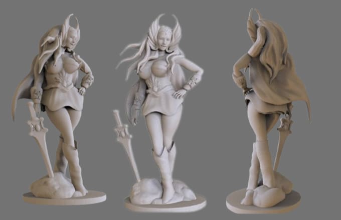 Gig Preview - Do 3d sculpting for 3d printing using zbrush