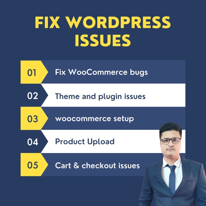 Gig Preview - Resolve woocommerce bugs and provide ongoing maintenance for your wordpress site