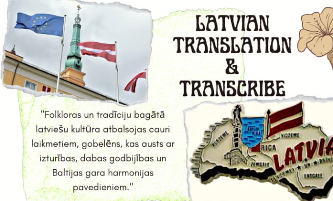 Gig Preview - Translate transcribe write latvian ebook efile document