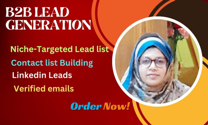 Gig Preview - Do b2b linkedin lead generation, email and prospect lead list building