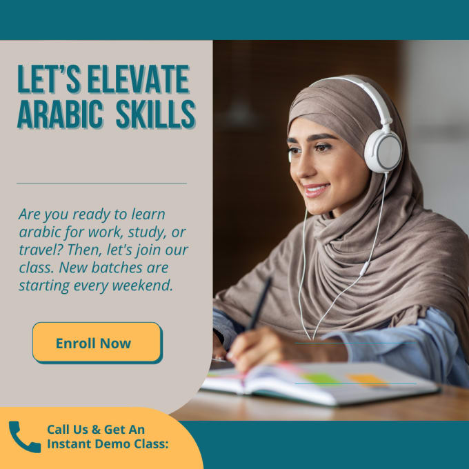 Gig Preview - Teach you arabic conversational and grammer very efficiently