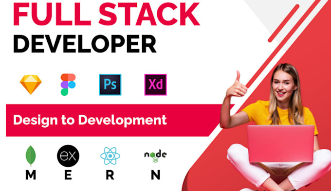 Gig Preview - Do full stack web app development in react js next js backend in python mern