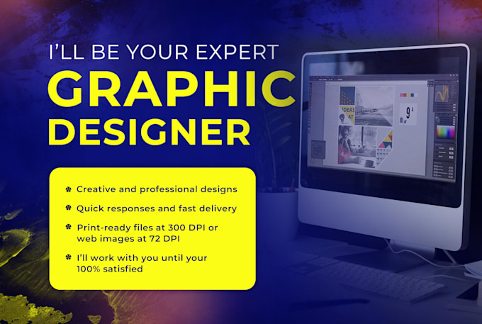 Gig Preview - Be your expert graphic designer