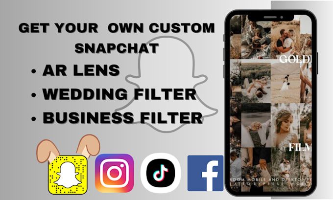 Bestseller - make unique custom filter for snapchat, instagram, tiktok