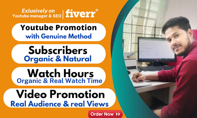 Gig Preview - Be your youtube manager, video SEO and optimize for top ranking