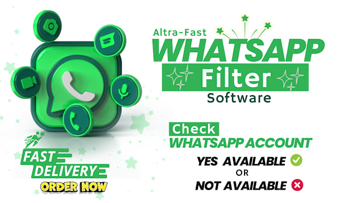 Gig Preview - Provide whatsapp filter number software