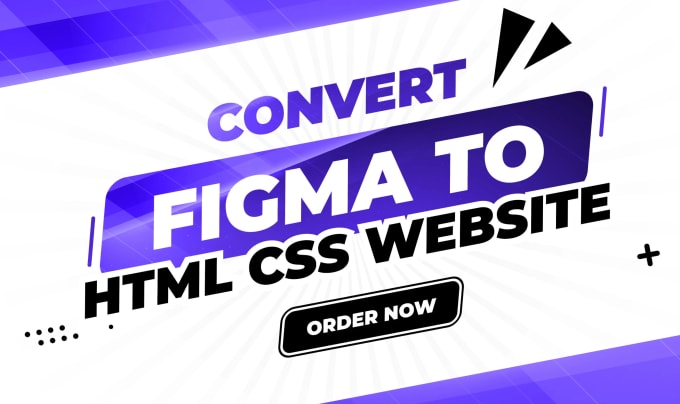 Gig Preview - Convert figma to html responsive website