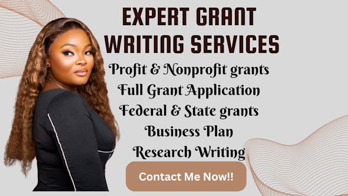 Gig Preview - Grant proposal writing, research, grant writing for business, startups