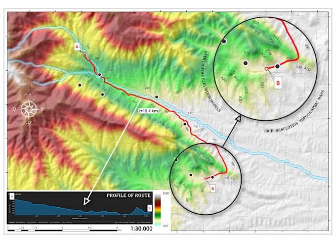 Gig Preview - Create contour maps with topographical data