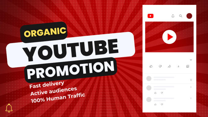 Gig Preview - Do organic youtube video promotion to enhance gain views