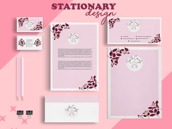 Gig Preview - Design business card, letterhead, and stationery all items