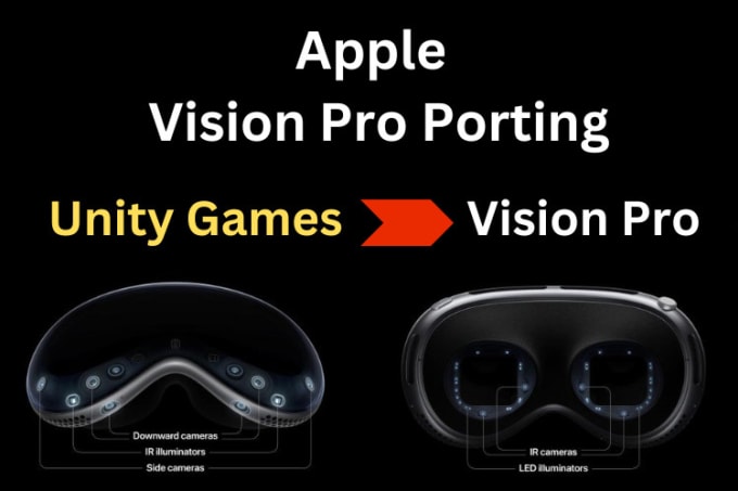 Gig Preview - Port existing app into apple vision pro, xcode, lidar, swift, unity game to avp