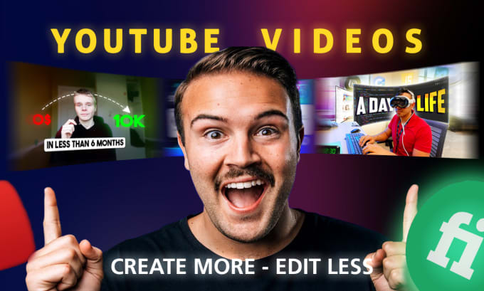 Gig Preview - Do youtube video editing services for your channel