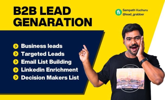 Gig Preview - Provide b2b lead generation and email list building services