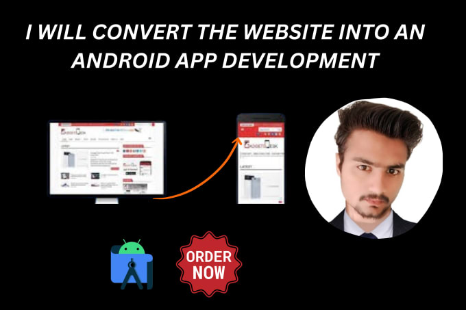 Gig Preview - Convert your website into an android app development using webview