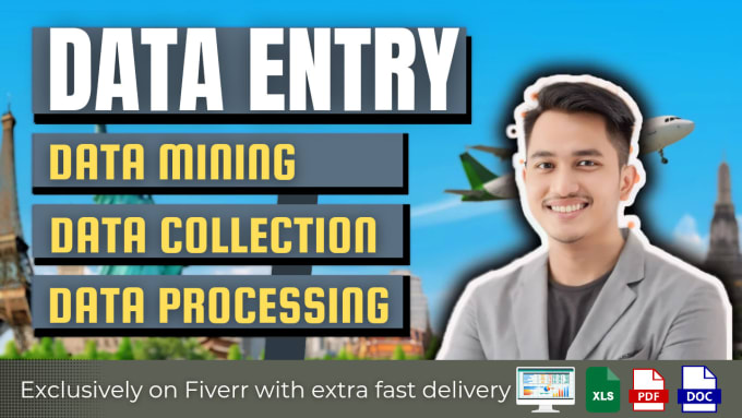 Gig Preview - Do data entry, data mining, data collection and copy paste