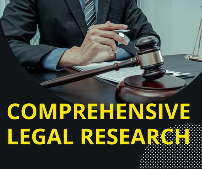 Gig Preview - Conduct legal research for you