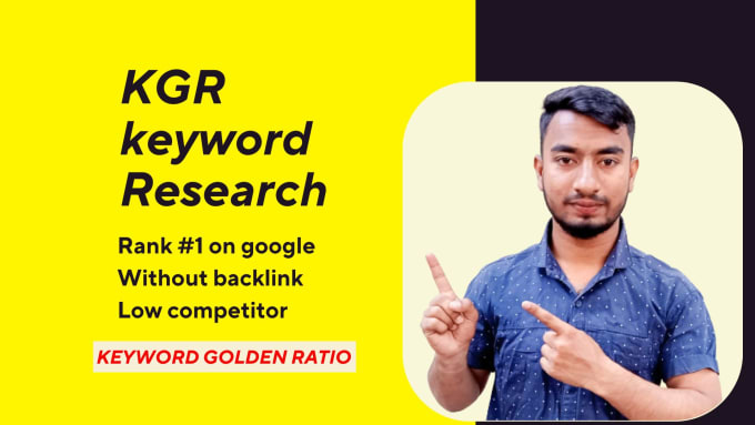 Gig Preview - Do log tail best kgr keyword research that will top rank