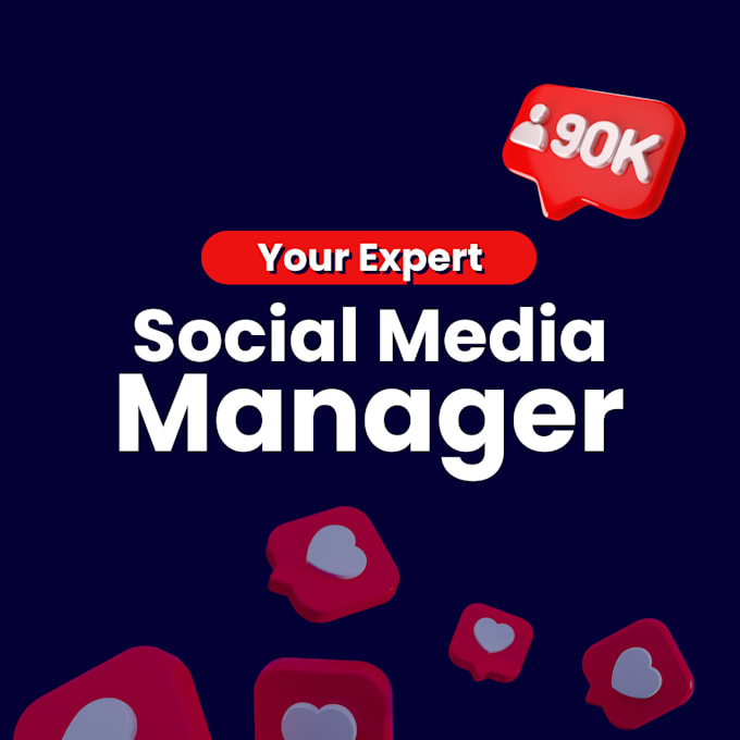 Gig Preview - Be your social media manager and content creator