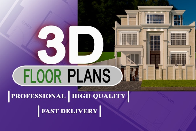 Gig Preview - Do architectural drawing, 3d rendering, interior design, and exterior design