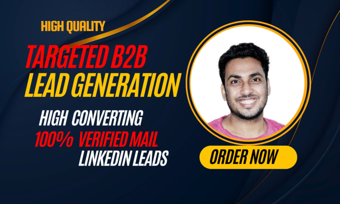 Gig Preview - Do contact list building and any type targeted b2b lead generation services