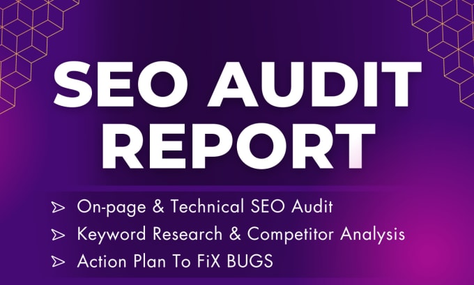 Gig Preview - Website technical SEO audit with tailored action plan