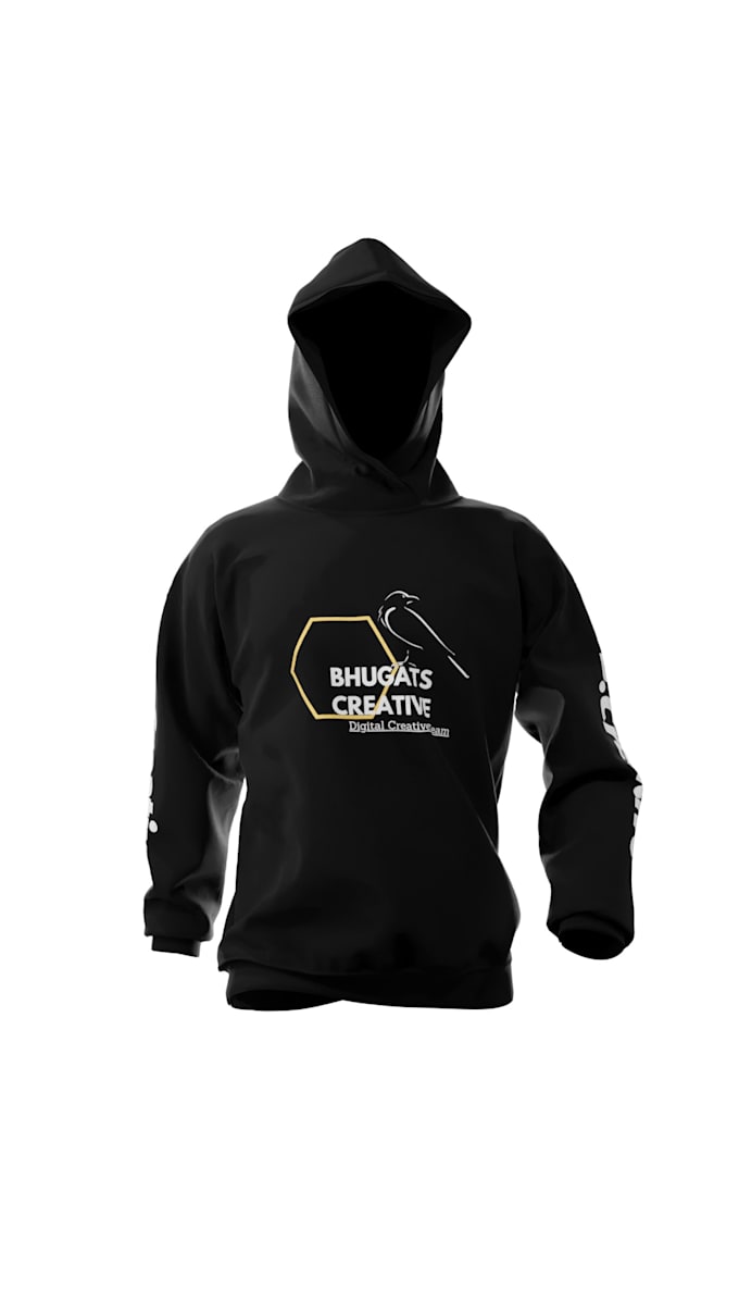 Gig Preview - Do 3d clothing mockup animation of your t shirt and hoodie