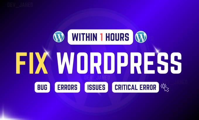 Gig Preview - Fix wordpress elementor woocommerce bug, critical error, responsive css issues