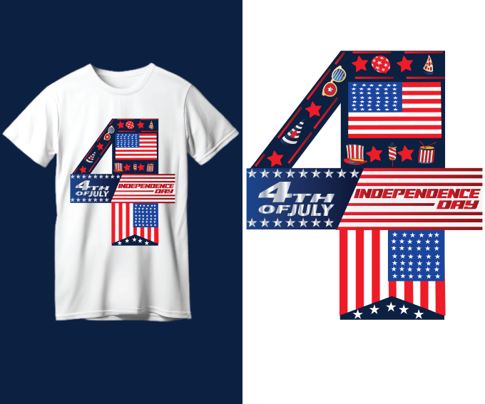 Gig Preview - Design 4th of july patriotic USA tshirt