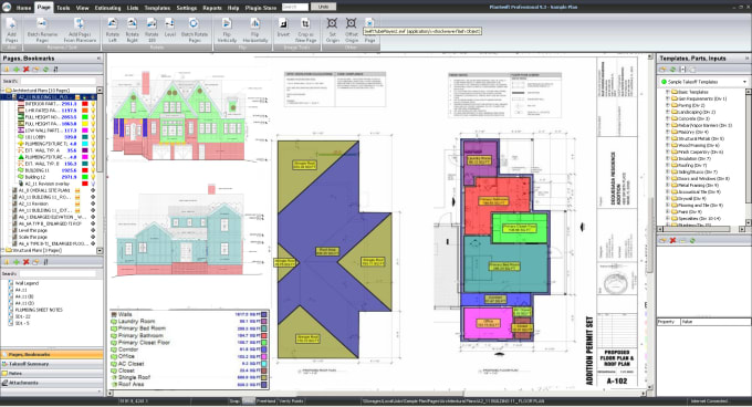 Gig Preview - Do material takeoff, quantity takeoff, cost construction estimation by planswift