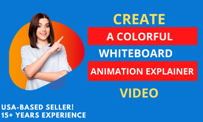 Gig Preview - Create a colorful whiteboard animation explainer video