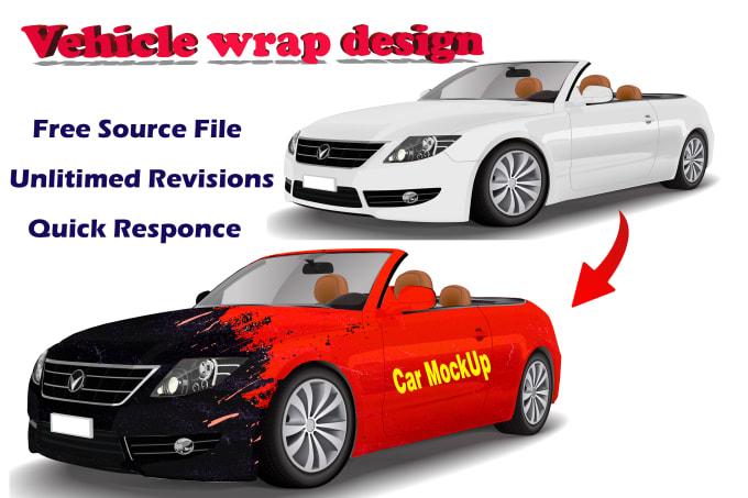 Gig Preview - Do awesome vehicle wrap design,car wrap,van wrap,food truck wrap with 3d