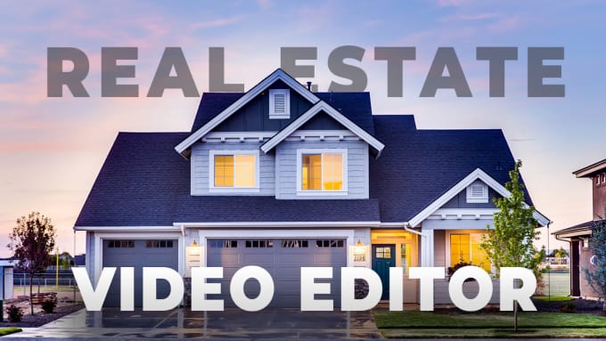 Gig Preview - Do real estate and drone video editing with motion graphics asap